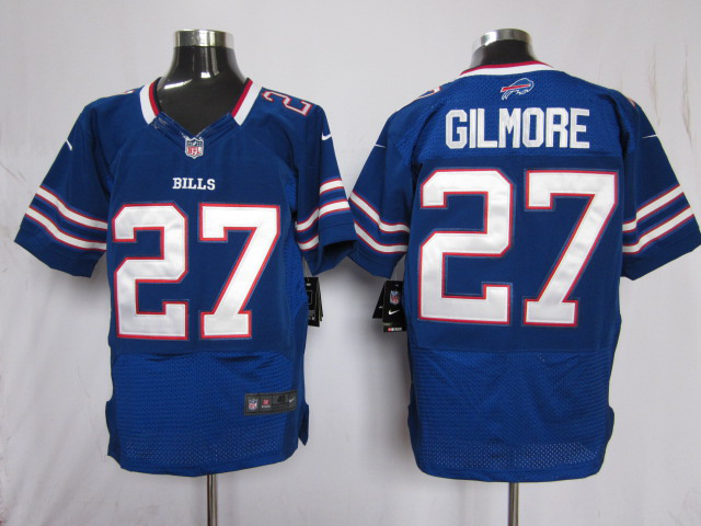 NFL East Buffalo Bills 27 Gilmore Nike Nike Elite Jerseys Blue
